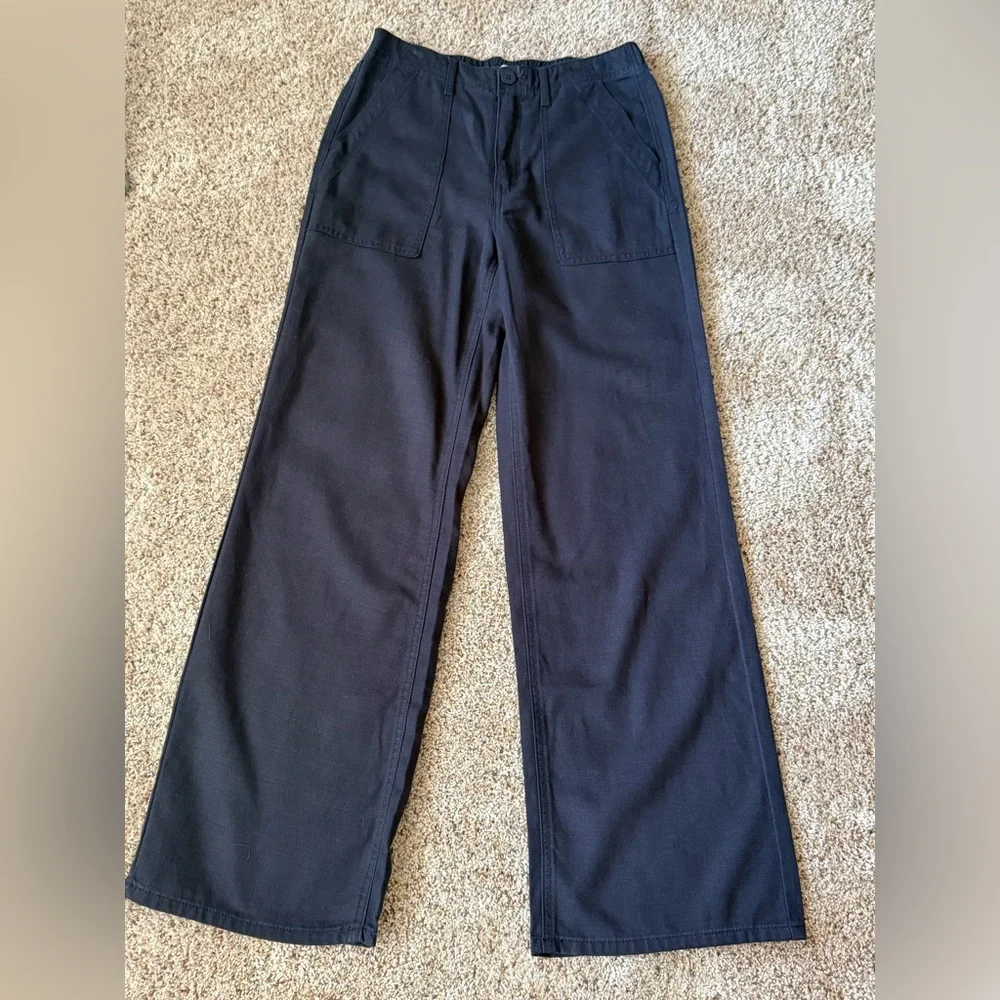 Kensie Wide Leg Pants in Black